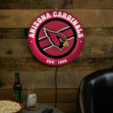 Arizona Cardinals, Metal Lite, Round, NFL