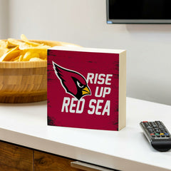 Arizona Cardinals Plock, Down Home Fans, 6x6, NFL, Home