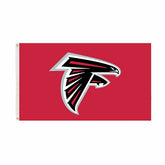 Atlanta Falcons Single Sided Flag w/ 2 Grommets, 3'x5', NFL, Home