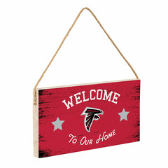Atlanta Falcons Wood Wall Sign, 6x11, NFL, Home