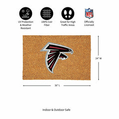 Atlanta Falcons Large Full Color Coir Mat, 36"x24", NFL