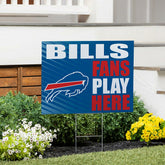 Buffalo Bills Coroplast Yard Sign "Fans Play Here", NFL, Home