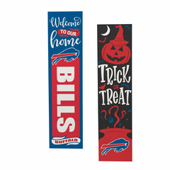 Buffalo Bills 47" Double Sided Leaner, Halloween, NFL, Home