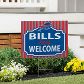 Buffalo Bills Coroplast Yard Sign, "Fans Welcome", NFL, Home