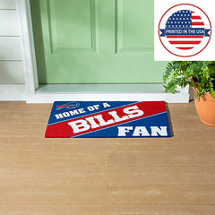 Buffalo Bills, PVC Mat COLOR, Home of a Fan, NFL
