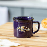Baltimore Ravens Ceramic Camp Cup with Enamel Finish, 14oz, NFL