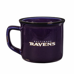 Baltimore Ravens Ceramic Camp Cup with Enamel Finish, 14oz, NFL