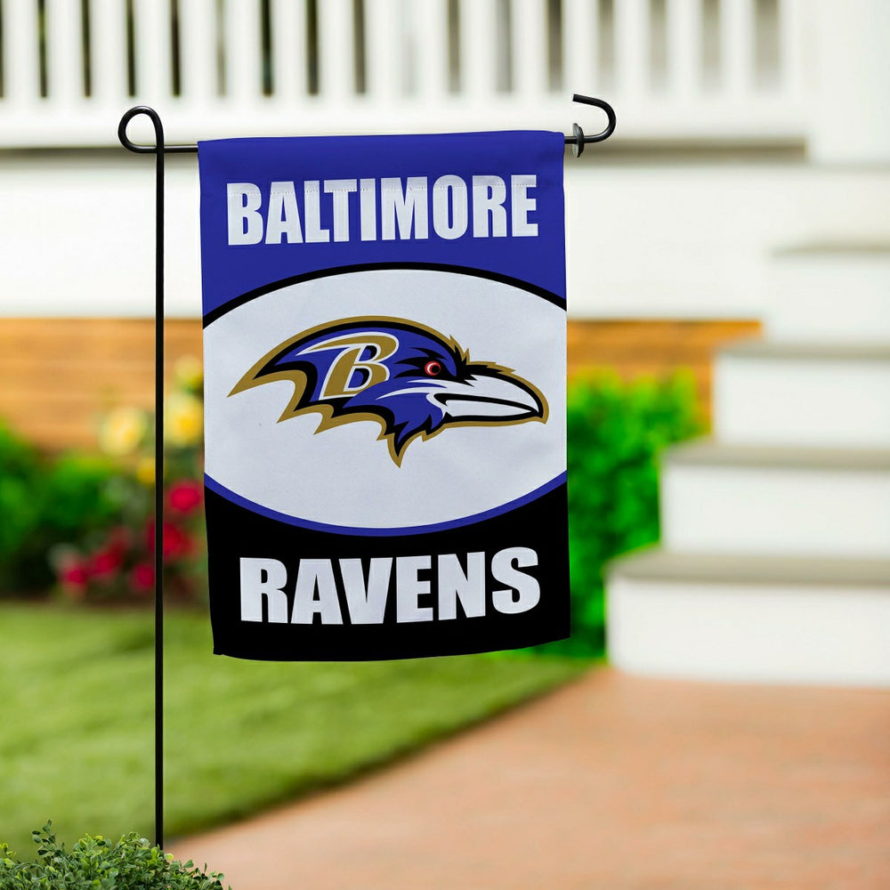 Baltimore Ravens Suede Garden Flag, NFL