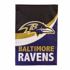 Baltimore Ravens Burlap Flag GDN Size, NFL, Home