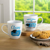 Carolina Panthers, Ceramic Cup O'Java 17oz Gift Set, NFL, Home