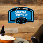 Carolina Panthers USA Embossed Steel Wall Sign, 11" x 17", NFL, Home