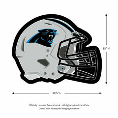 LED Wall Decor, Helmet, Carolina Panthers, NFL, Home