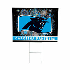 Carolina Panthers Yard Sign, Patriotic, NFL, Home