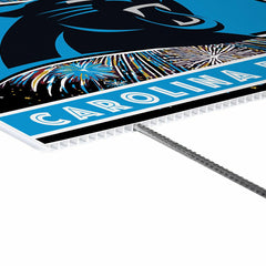 Carolina Panthers Yard Sign, Patriotic, NFL, Home