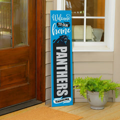 Carolina Panthers 47" Double Sided Leaner, Halloween, NFL, Home