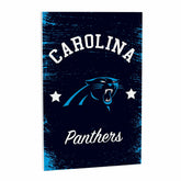Carolina Panthers Wood Wall Sign, 16x24, NFL, Home