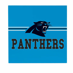 Carolina Panthers Wood Wall Sign, 12x12, NFL, Home