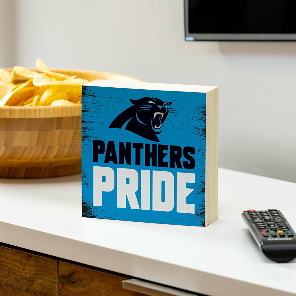 Carolina Panthers Plock, Down Home Fans, 6x6, NFL, Home