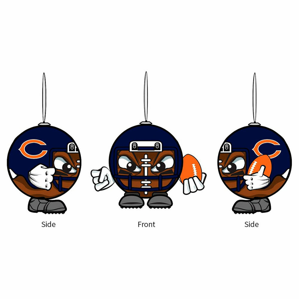 Chicago Bears, Ball Head Ornament, NFL