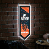 LED Wall Decor, Pennant, Chicago Bears, NFL, Home