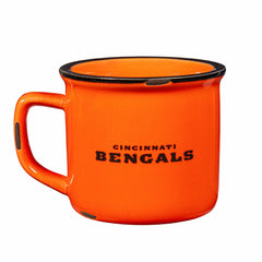Cincinnati Bengals Ceramic Camp Cup with Enamel Finish, 14oz, NFL