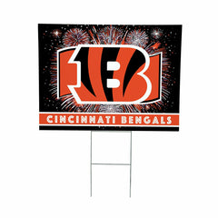 Cincinnati Bengals Yard Sign, Patriotic, NFL, Home