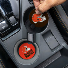Cleveland Browns Car Coaster Set, 2pc, NFL