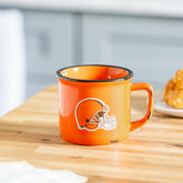 Cleveland Browns Ceramic Camp Cup with Enamel Finish, 14oz, NFL