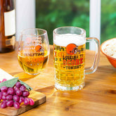 Cleveland Browns, Stemless 17OZ Wine & Beer 16 OZ Gift Set, NFL