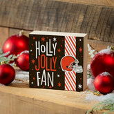 Cleveland Browns Block, Holiday, 6x6, NFL, Home