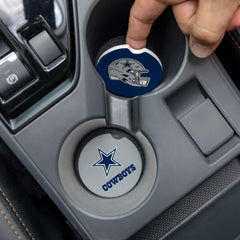 Dallas Cowboys Car Coaster Set, 2pc, NFL