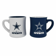 Dallas Cowboys 10oz Ceramic Cup Set, 2pc, NFL