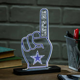 Dallas Cowboys NFL Football Foam Finger Desklite LED Decor, NFL, Home