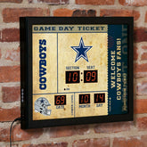 Scoreboard Wall Clock, Dallas Cowboys, NFL, Home