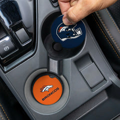 Denver Broncos Car Coaster Set, 2pc, NFL