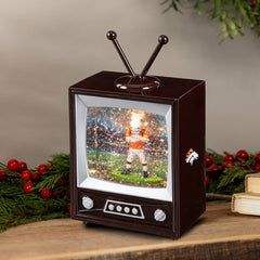 Denver Broncos Vintage TV Water Lantern, NFL, Home