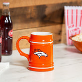 Denver Broncos Ceramic Stein Cup, 24oz, NFL, Home