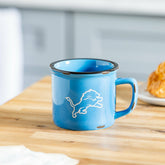 Detroit Lions Ceramic Camp Cup with Enamel Finish, 14oz, NFL