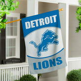 Detroit Lions Suede House Flag, NFL
