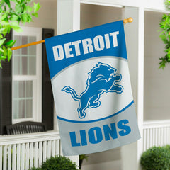 Detroit Lions Suede House Flag, NFL