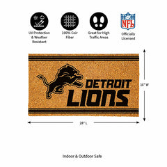 Detroit Lions, Coir Mat 1C, NFL