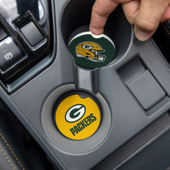 Green Bay Packers Car Coaster Set, 2pc, NFL