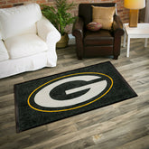 3'x5' Large USA Indoor Outdoor Outdoor Entryway Mat, Green Bay Packers, NFL