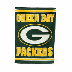 Embossed Suede Flag, House Size, Green Bay Packers, NFL, Home