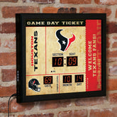 Scoreboard Wall Clock, Houston Texans, NFL, Home