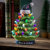 8" LED Ceramic Christmas Tree, Houston Texans, NFL, Home