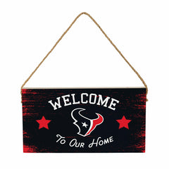 Houston Texans Wood Wall Sign, 6x11, NFL, Home