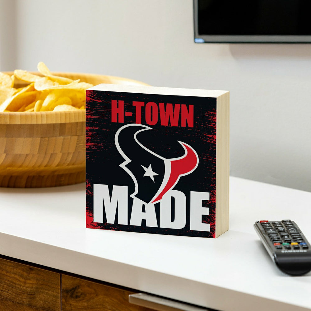 Houston Texans Plock, Down Home Fans, 6x6, NFL, Home