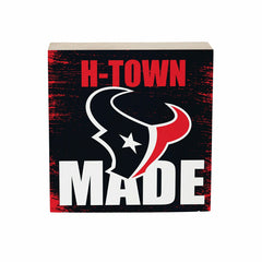 Houston Texans Plock, Down Home Fans, 6x6, NFL, Home