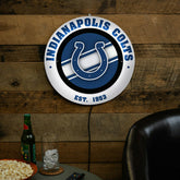 Indianapolis Colts, Metal Lite, Round, NFL